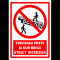 Semn pentru trecerea peste benzi strict interzisa
