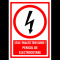 Semn pentru stai inalta tensiune pericol de electrocutare