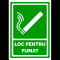 Semn pentru fumatul permis