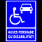 Semn pentru acces cu dizabilitati