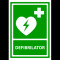 Semn pentru defibrilator