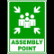 Sign assembly point