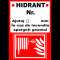 Semn pentru hidrant