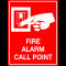 Sign fire alarm call point
