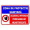 Semn pentru zona de protectie sanitara