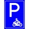 Placuta pentru parcare motociclete