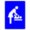Baby Change Toilet Sign