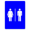 Female Male Toilet Sign Symbols Only