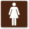 Indicator toaleta pentru  femei