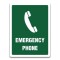 EMERGENCY PHONE SIGN