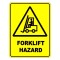 Forklift Hazard sign