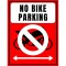 No bike parking