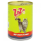 Conserva cu hrana umeda pentru pisici, carne de vita, ZAZA, 12 buc x 415 g