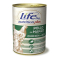 Conserva cu hrana umeda pentru caini cu vita si pui, Life Dog, 400 g