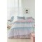 Lenjerie de pat turcoaz dormitor Cascadas Pastel 200x200/220 cm