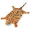 Covor model tigru din pluș 144 cm, maro