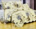 Cuvertura de pat matlasata din bumbac brodat + fete perna ES10