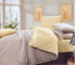 Lenjerie de pat pentru o persoana cu husa elastic pat si fata perna dreptunghiulara, Magnolia, bumba