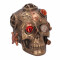 Statueta craniu steampunk Sub presiune 14.5 cm