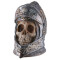 Statueta craniu Cavaler Medieval 14cm