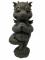 Statueta pentru gradina Dragonel in meditatie 28cm