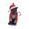 Decoratiune cu agatatoare Pisicuta Candy Cane Cat - Lisa Parker 9 cm
