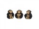 Set 3 statuete Trei cimpanzei intelepti 8 cm