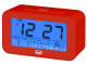 Ceas desteptator cu LCD SLD 3P50, termometru, calendar, rosu, Trevi