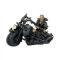 Statueta motocicleta Scrasnet de roti 18 cm
