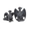 Statuete dragoni Furia neagra (set) 10 cm