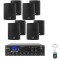 Sistem radioficare exterior Chillout System 3-Wall 2Z USB, 8 boxe Negre