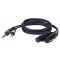 DAP Audio FL43 3m Cablu Linie 2Jack, 2XLR