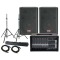 Sistem Audio Evenimente C15-3-PMP2000D, mixer amplificat cu boxe, 15 inch, 2x400W