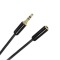 Cablu prelungitor jack 15m 3.5mm tata-mama, M-Flex Premium - Negru