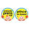 Semn luneta Baby/Prince/Princess on board cu ventuza (Culoare: Bleu)