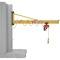 Macara pivotanta de perete PRAKTIKUS PW cu electropalan HF, capacitate portanta 1000 kg