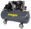 Stager HMV0.6 370 compresor aer, 370L, 8bar, 600L min, trifazat, angrenare curea
