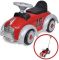 Mașină retro de jucărie pentru copii, cu împingere, roșu