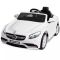 Mașinuță electrică Mercedes Benz AMG S63, alb, 6 V