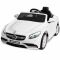 Mașinuță electrică Mercedes Benz AMG S63, alb, 12 V