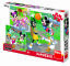 Puzzle 3 in 1 - Mickey si Minnie sportivii (55 piese)