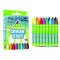 Creioane colorate cerate ECADA, 16 culori, 24 set/pachet