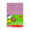 Hartie gumata autoadeziva glitter, 20X30 cm, 10 coli, DACO, roz