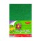 Hartie gumata autoadeziva glitter, 20X30 cm, 10 coli, DACO, verde