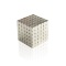 Cuburi magnetice Neocube 216, 3x3x3 mm, nichel, 216 piese