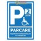Semn parcare loc rezervat persoanelor cu handicap