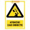 Indicator pentru avertisment obiecte in cadere