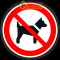Etichete pentru interzicerea cu caini