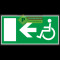 Etichete pentru iesirea principala persoane cu handicap