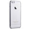 Husa Apple iPhone 6/6S silicon Glossy Argintiu